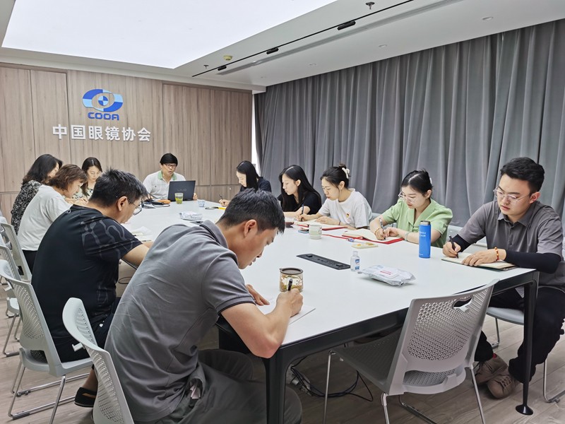 中国眼镜协会党支部书记戴维平讲授主题教育专题党课